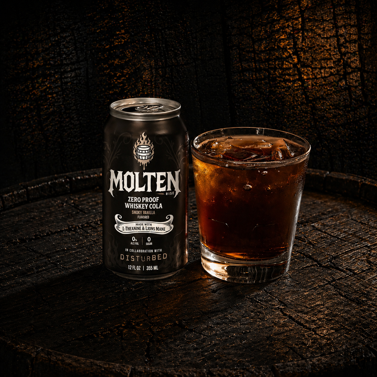 Molten Rise - Smoky Vanilla Cola Mocktail